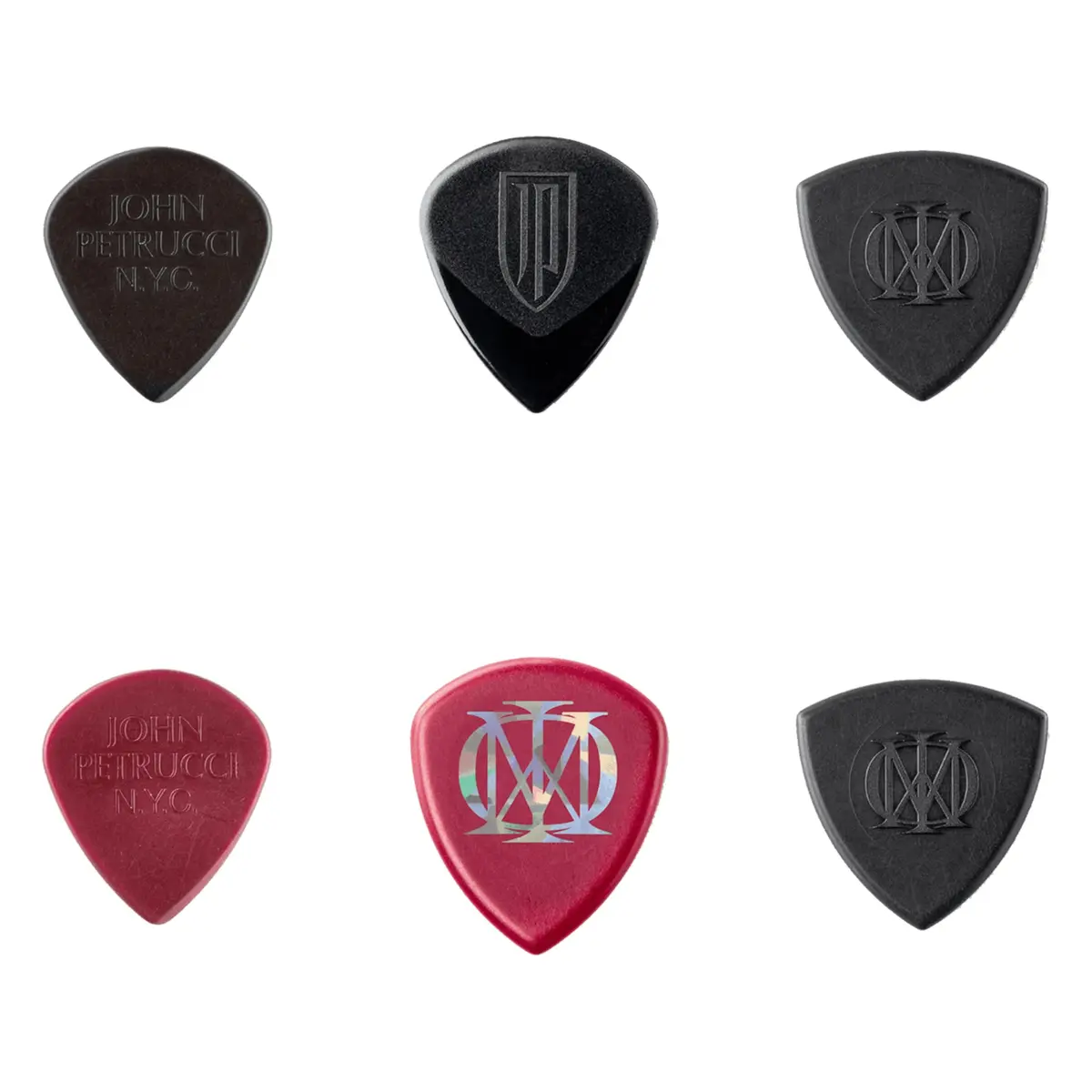 Jim Dunlop John Petrucci Signature Pick Variety Pack - 6 Pack | Signature Guitar Picks for Pros - view 2