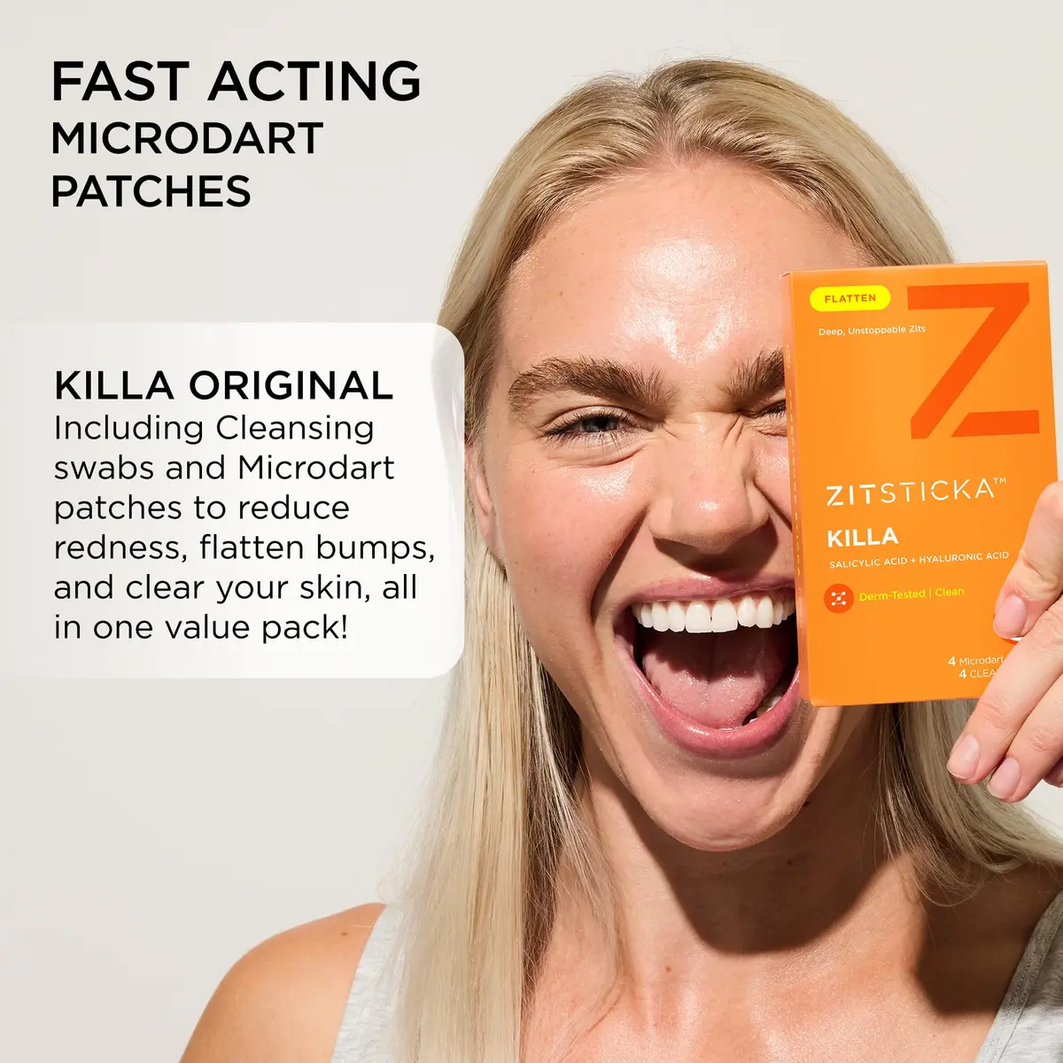 ZitSticka Killa Kit Microdart Pimple Patch for Face, 4 Count | Fast-Acting, Deep Zits Targeted - view 4