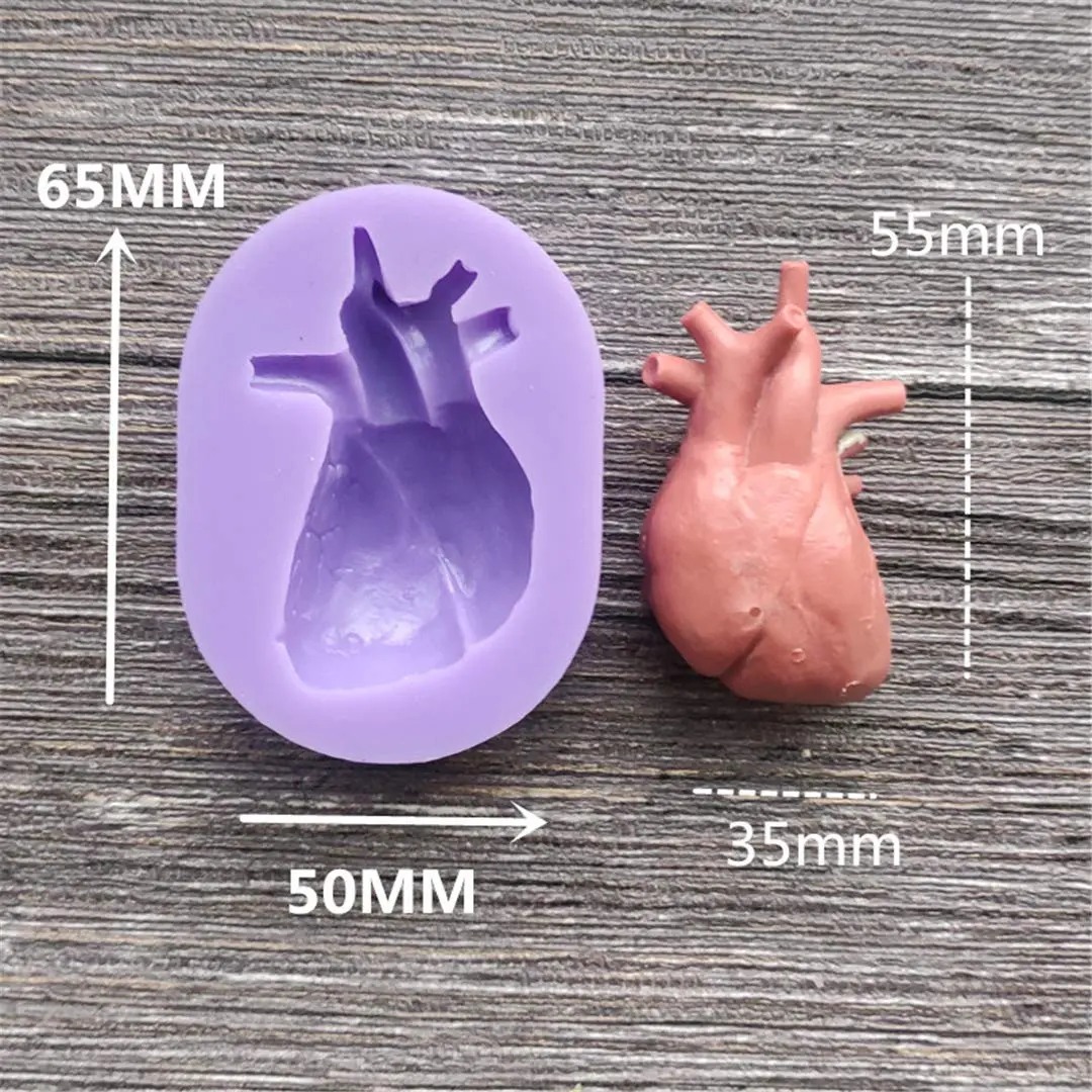 Dekostar Human Organs Shape Silicone Molds,8 Pcs | Food Preparation & Cake Decor (110 chars) - view 5