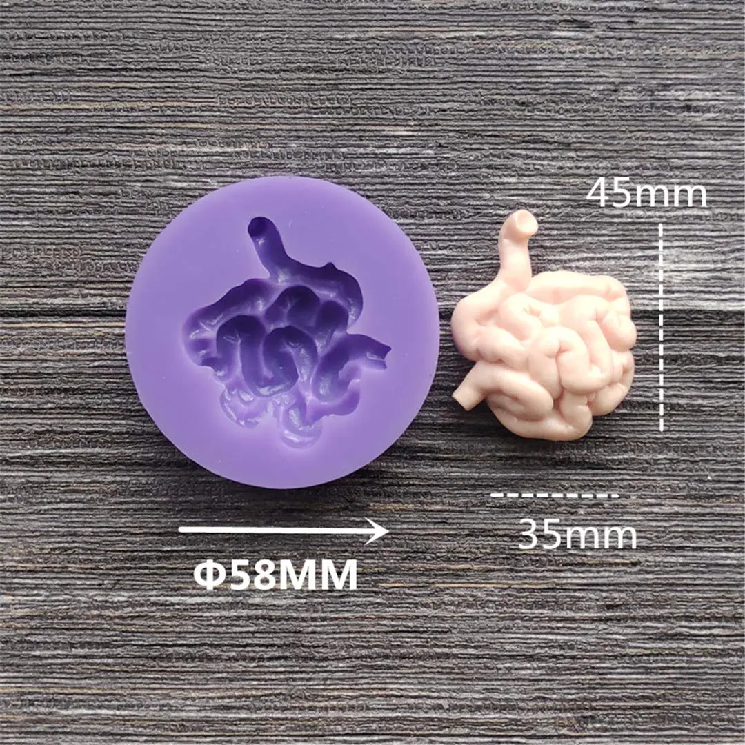 Dekostar Human Organs Shape Silicone Molds,8 Pcs | Food Preparation & Cake Decor (110 chars) - view 6