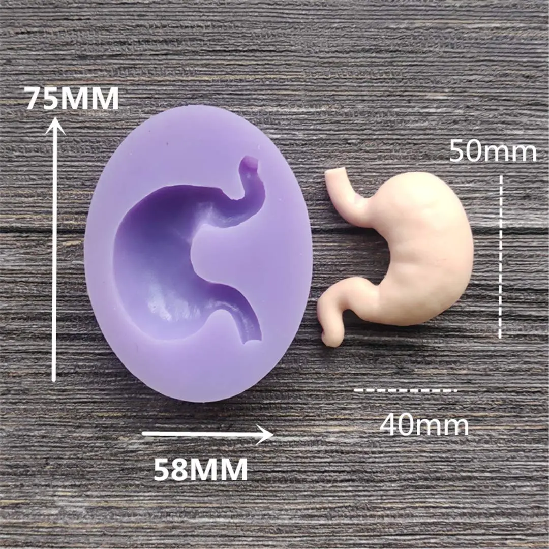 Dekostar Human Organs Shape Silicone Molds,8 Pcs | Food Preparation & Cake Decor (110 chars) - view 4