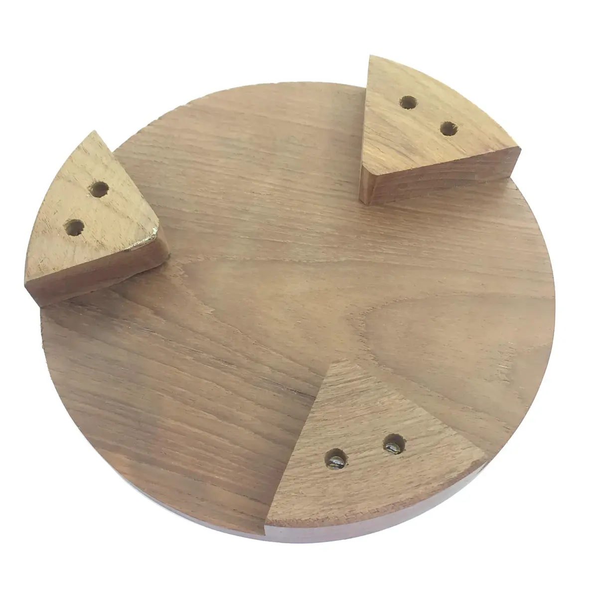 DBY Wooden Chakla Belan Set for Kitchen – Natural Wood Rolling Board & Pin for Chapati, Roti, Puri, Dough, Non-Slip Base, Handmade, Indian Traditional Cookware - view 6