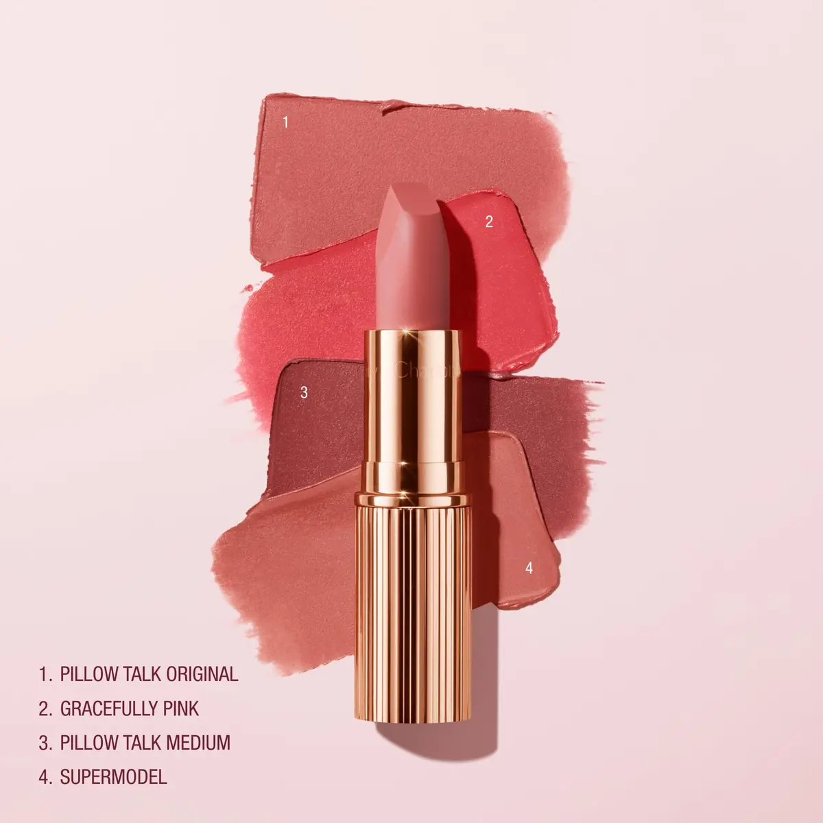 Charlotte Tilbury Matte Revolution Lipstick Pillow Talk Medium | Long Lasting, Hydrating, Matte Finish - view 6