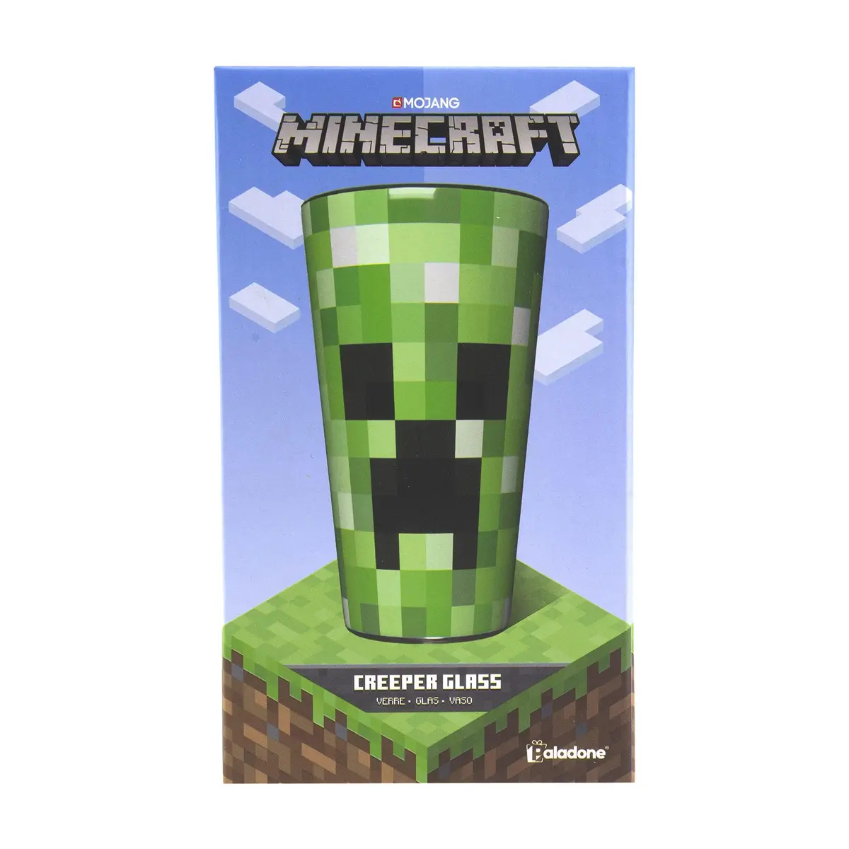Paladone Minecraft Creeper Glass Tumbler 450ml (15.2 oz) | Officially Licensed Gaming Collectible - view 7