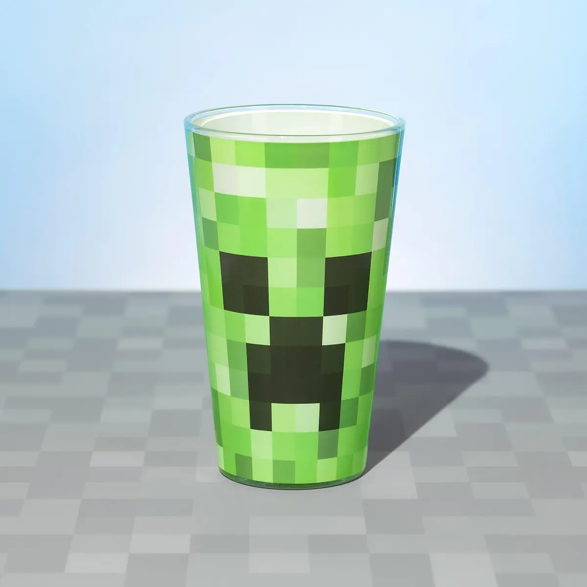 Paladone Minecraft Creeper Glass Tumbler 450ml (15.2 oz) | Officially Licensed Gaming Collectible - view 2