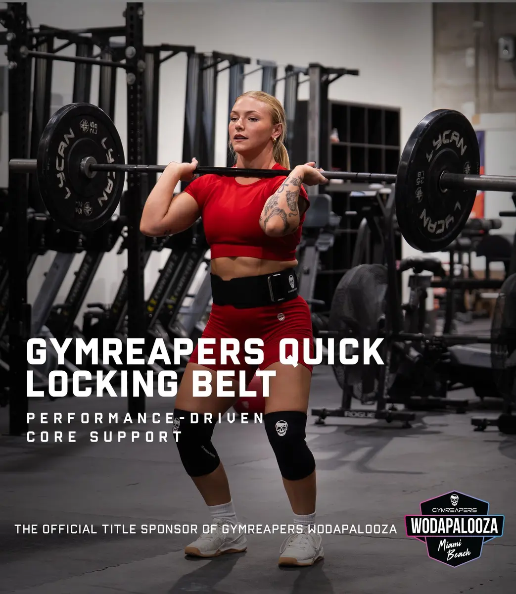 Gymreapers Weightlifting Belt for Men & Women | Quick Locking 4 Inch Neoprene Back Support (X-Large, Desert Tan) - view 3