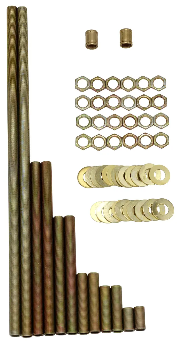 Creative Hobbies 64 Piece Lamp Repair Hardware Assortment Pack | Complete, Versatile & USA Imported (70-120 chars) - main product image