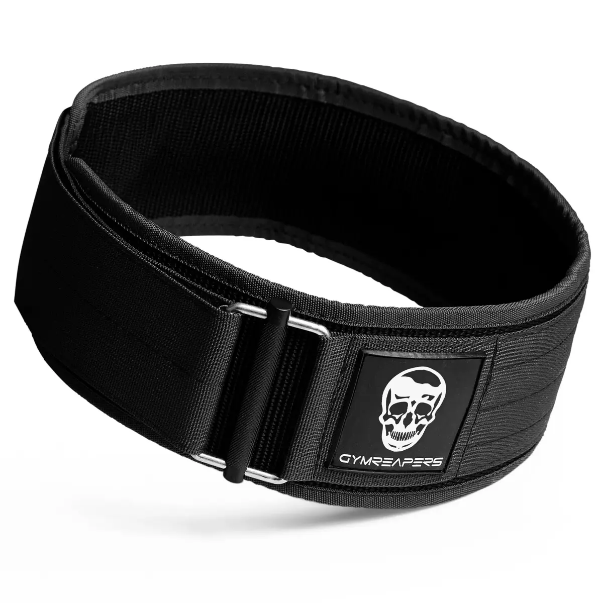 Gymreapers Quick Locking Weight Lifting Belt 4 Inch Black Medium | Back Support for Squats & Deadlifts - main product image