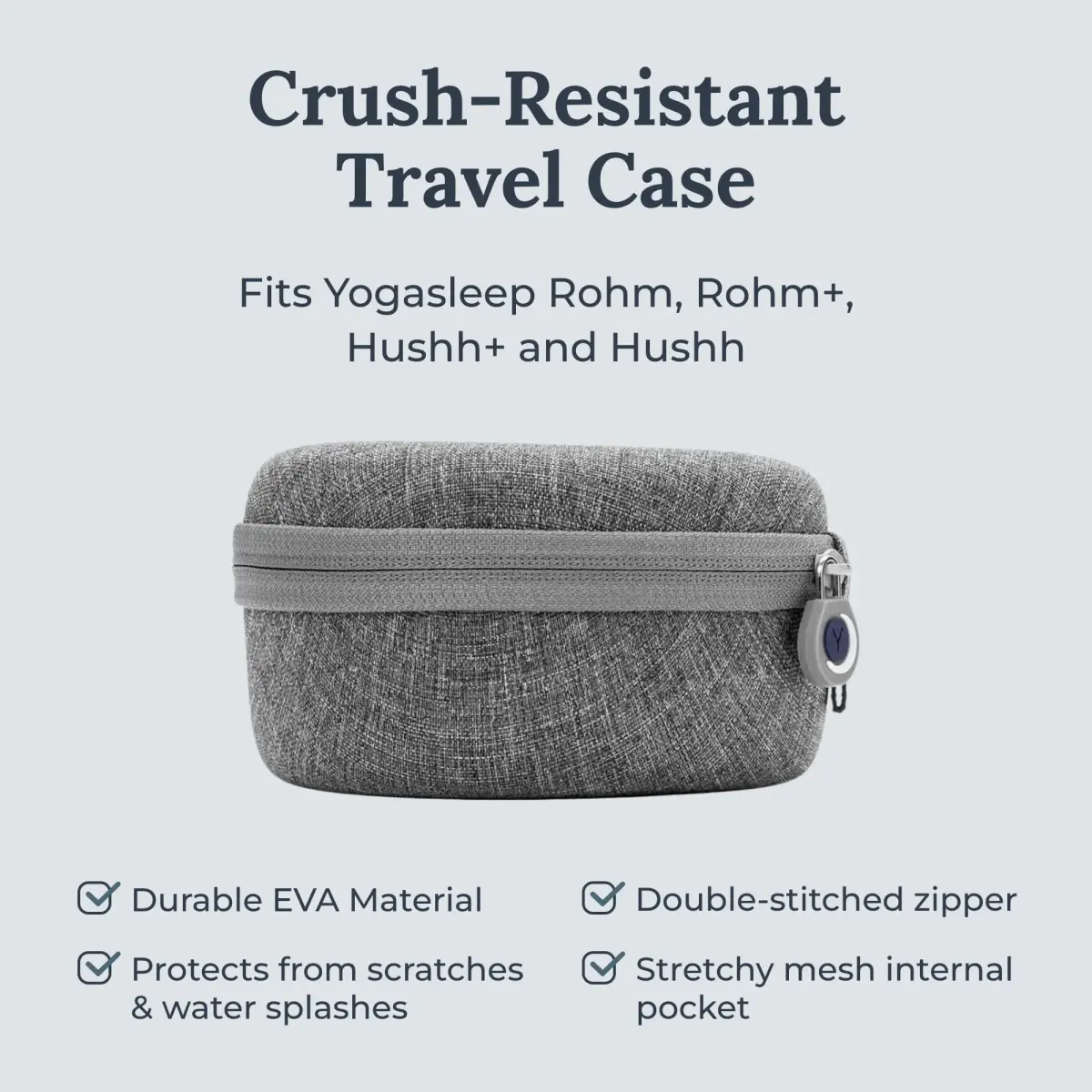 YOGASLEEP Rohm Portable White Noise Machine & Travel Case | 3 Sounds, 24-Hr Battery, USB Rechargeable, Noise Blocking - view 7