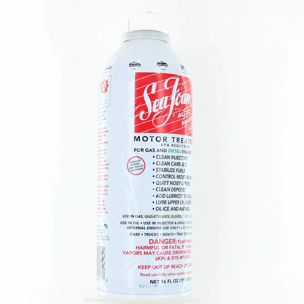Sea Foam SF-16 Motor Treatment 16 oz (473 ml) | Cleans Fuel & Oil Systems - view 2