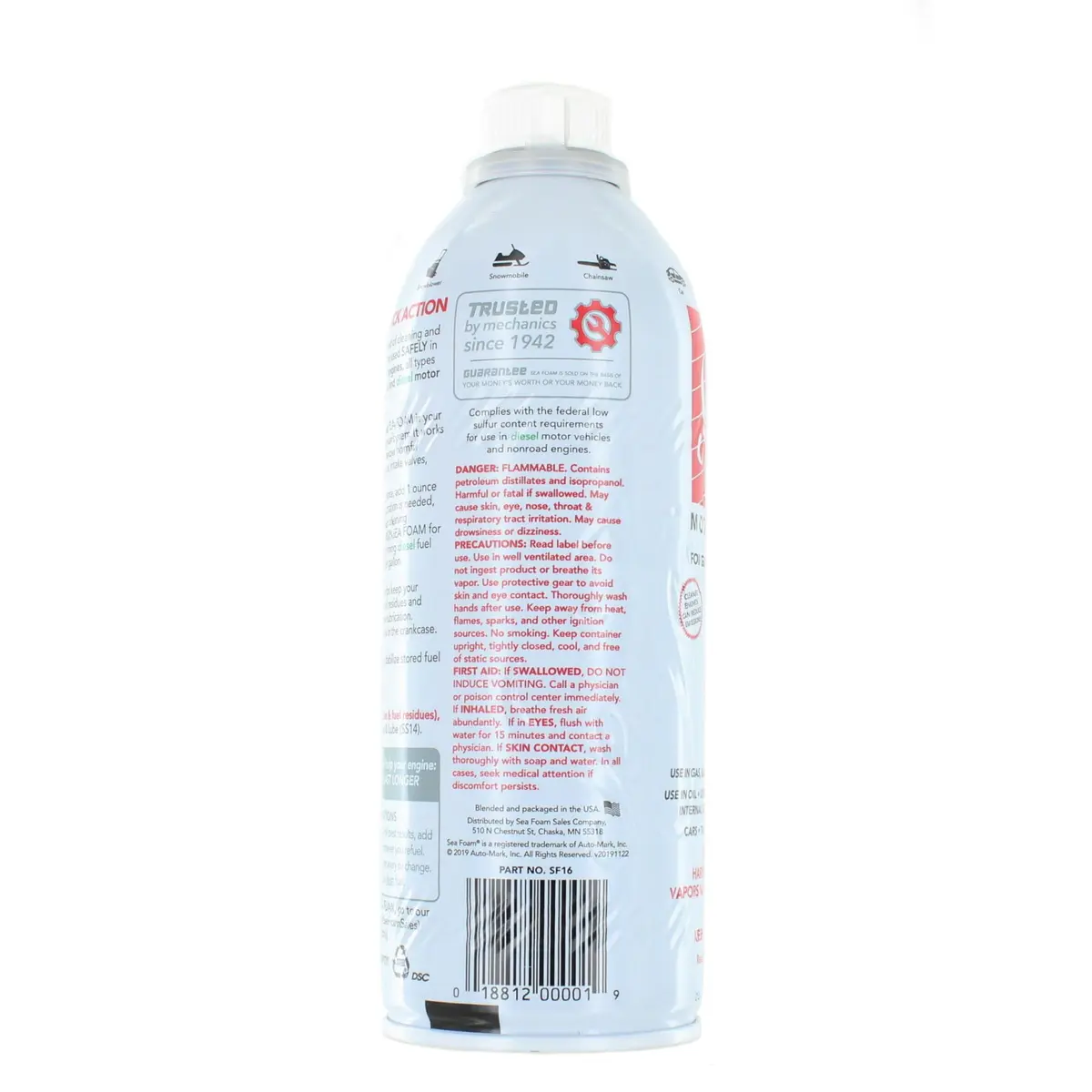Sea Foam SF-16 Motor Treatment 16 oz (473 ml) | Cleans Fuel & Oil Systems - view 4