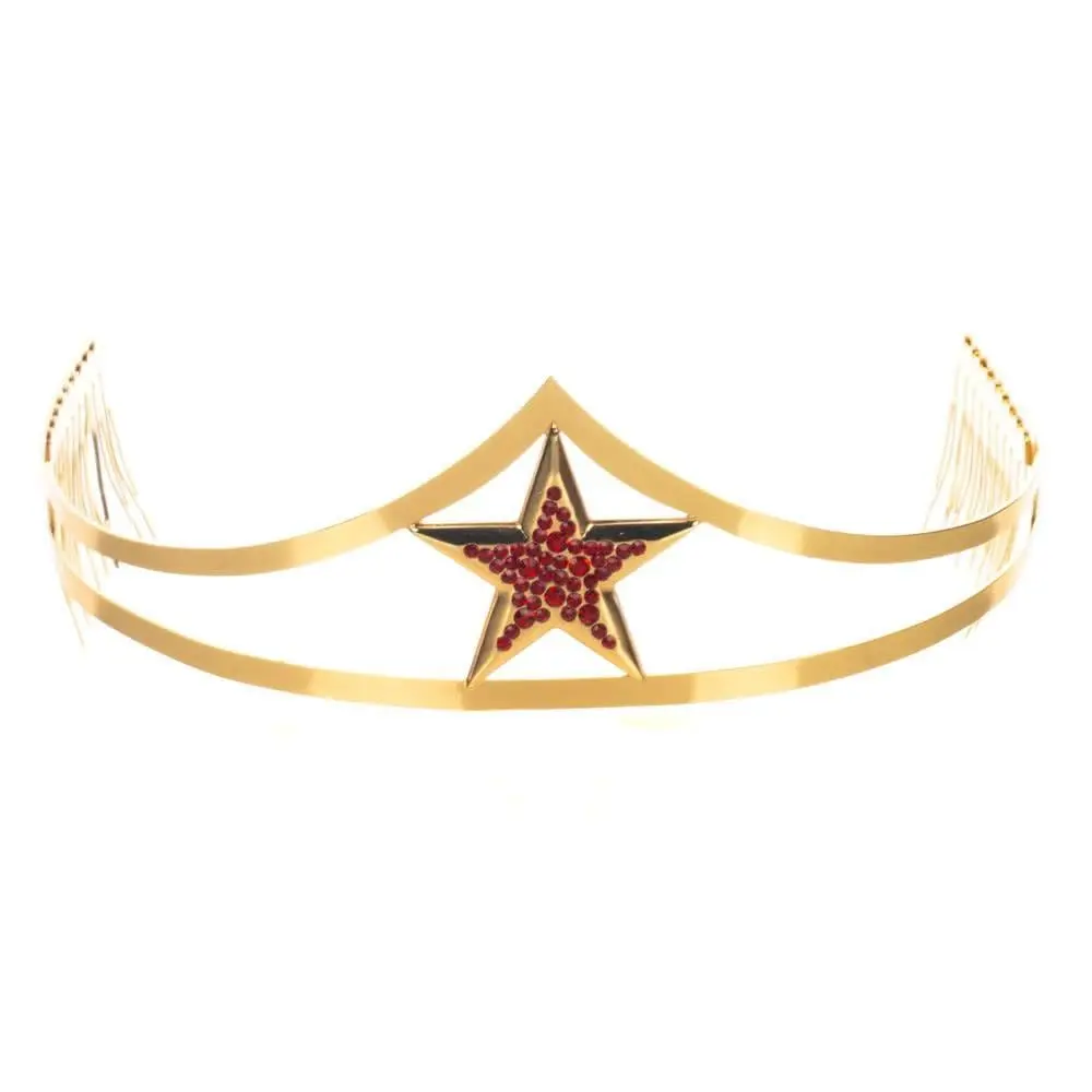 Bioworld Wonder Woman Cosplay Gold Tiara | Costume Headwear for Girls (OSFA) - main product image