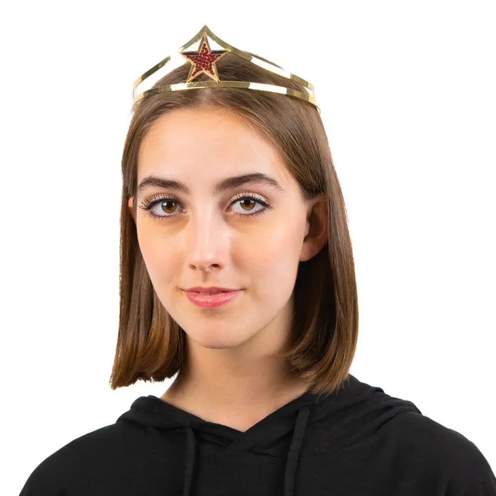 Bioworld Wonder Woman Cosplay Gold Tiara | Costume Headwear for Girls (OSFA) - view 5