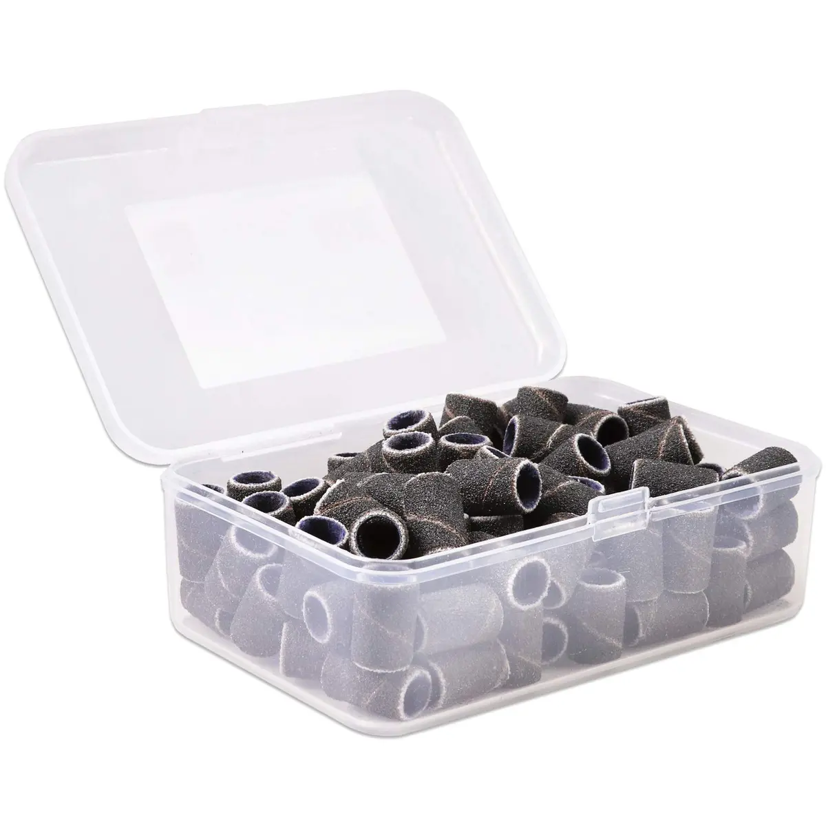 PANA 100 Pieces Nail Sanding Bands 120 Grit (0.3 in. / 7.6 mm) | Professional Coarse Grit for Acrylic Nails - main product image