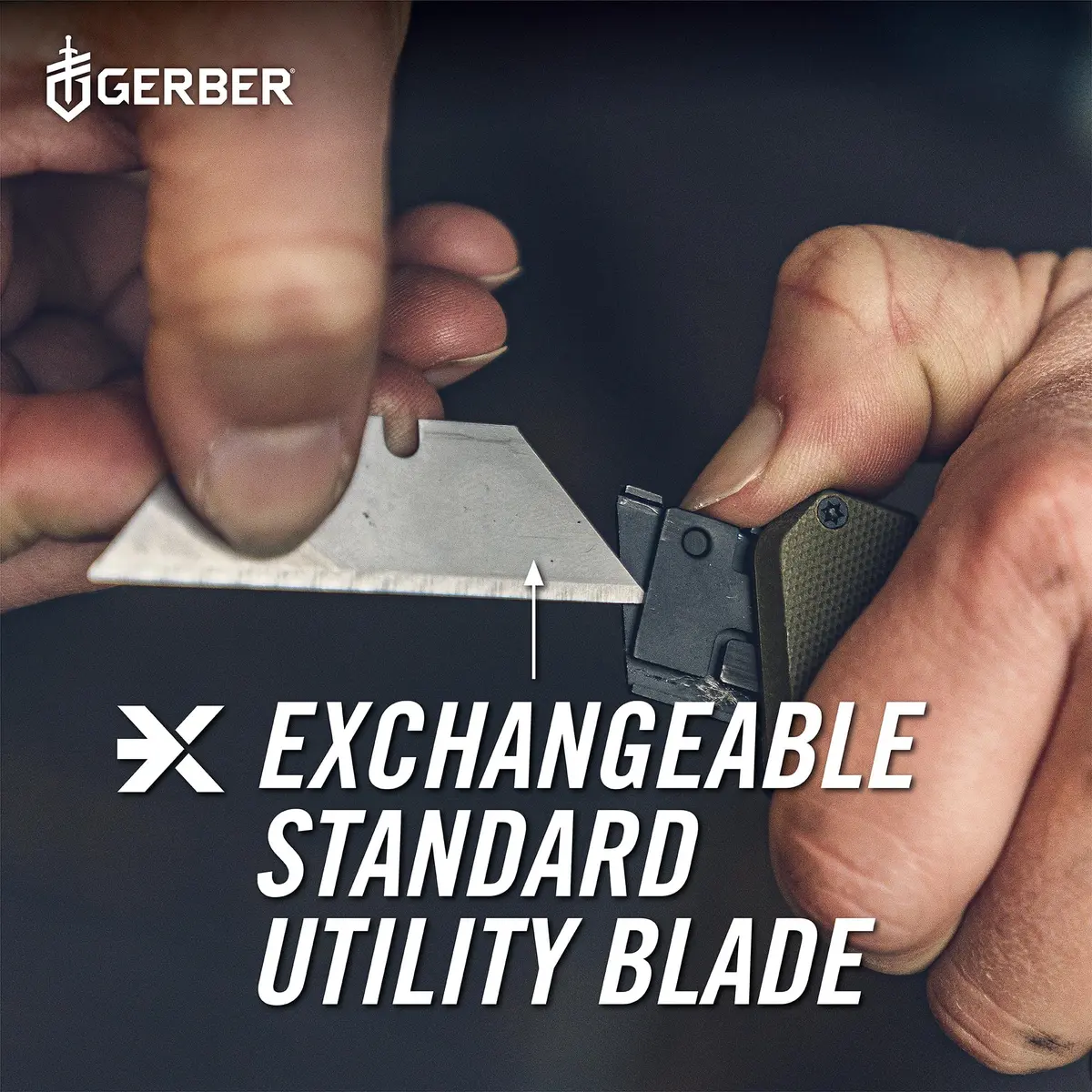 Gerber Prybrid Utility Knife Multitool 8-in-1 Box Cutter, Green G10, 10.8 cm (4.25 in) Folded - view 7