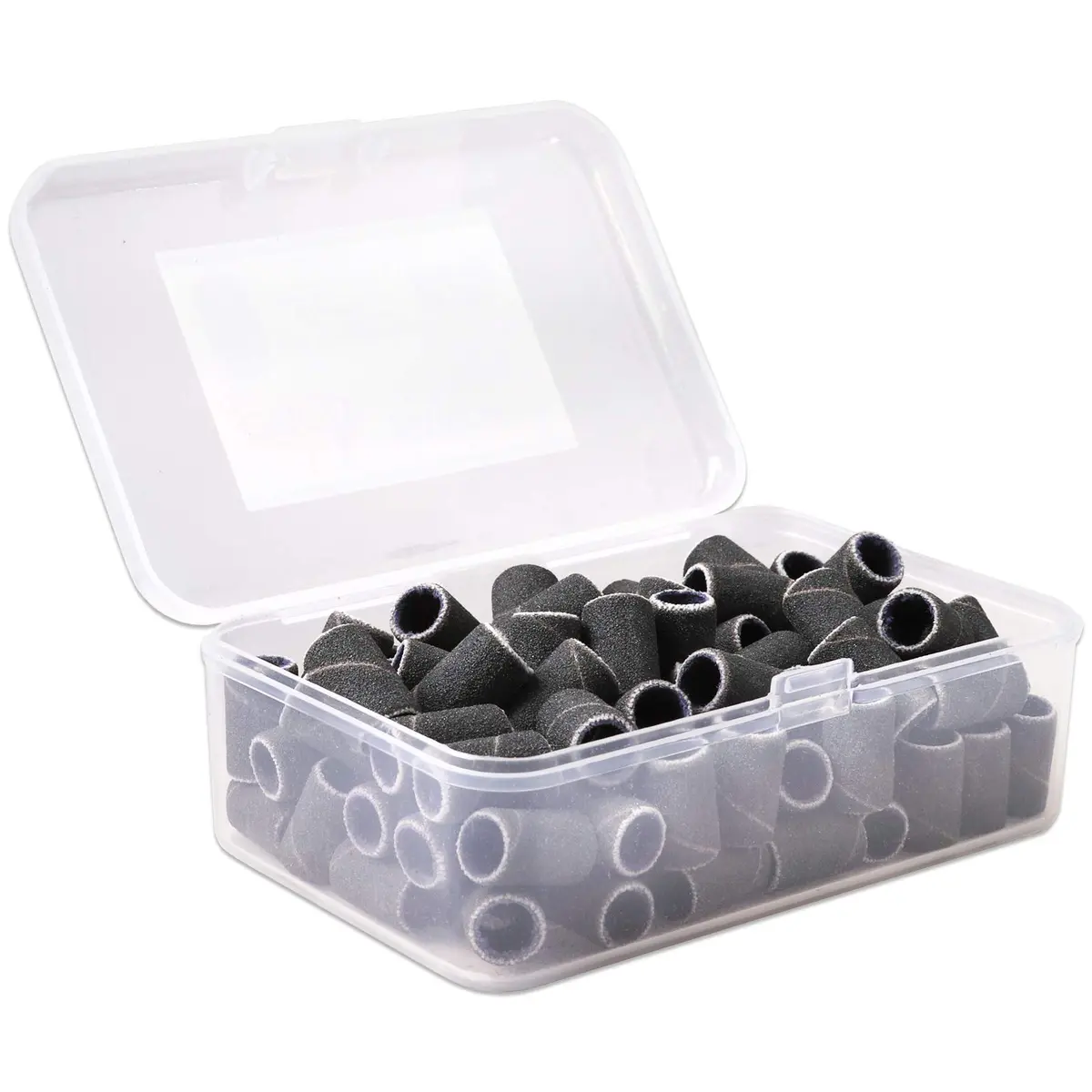 PANA 100 Pieces Nail Sanding Bands 240 Grit Black | Professional Manicure & Pedicure Tools - main product image