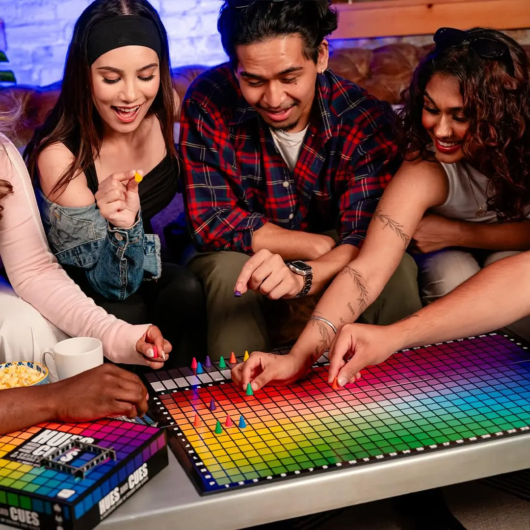 USAOPOLY Hues and Cues - Vibrant Color Guessing Board Game for 3-10 Players Ages 8+ | Connect Clues from 480 Colors - view 6