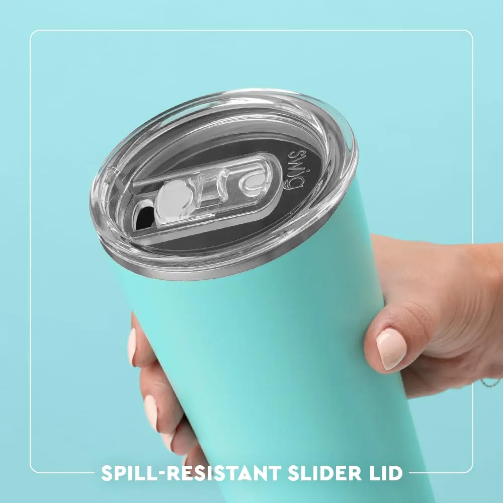 Swig Life 22oz Insulated Tumbler, Travel Coffee Mug with Lid, Stainless Steel (Wanderlust) | Keeps Drinks Cold 24h & Hot 3h - view 5