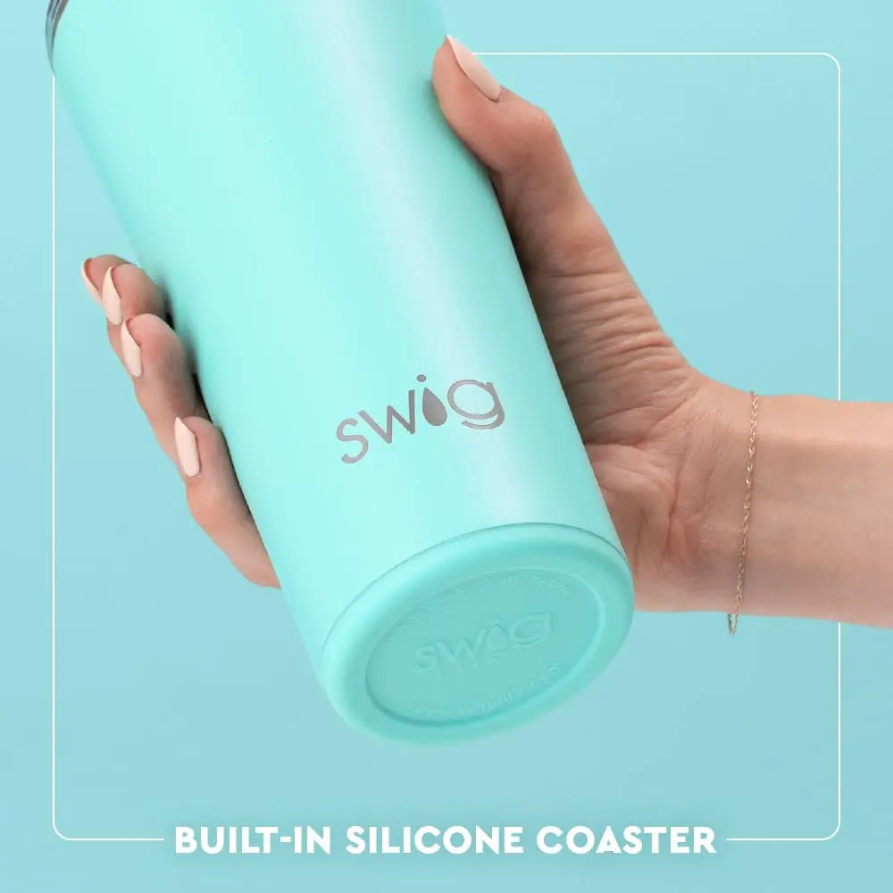 Swig Life 22oz Insulated Tumbler, Travel Coffee Mug with Lid, Stainless Steel (Wanderlust) | Keeps Drinks Cold 24h & Hot 3h - view 6