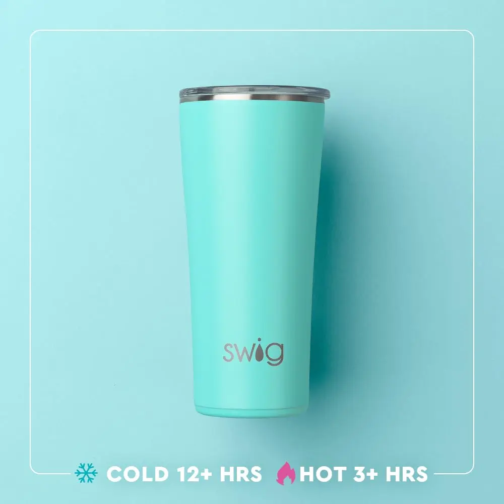 Swig Life 22oz Insulated Tumbler, Travel Coffee Mug with Lid, Stainless Steel (Wanderlust) | Keeps Drinks Cold 24h & Hot 3h - view 4