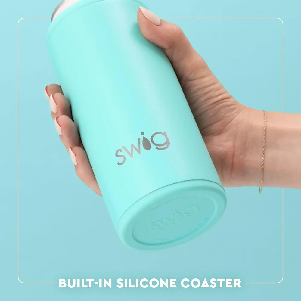 Swig Life 12oz Insulated Skinny Can Cooler for Slim Cans | Golf Ball Design Keeps Drinks Cold 12H - view 6