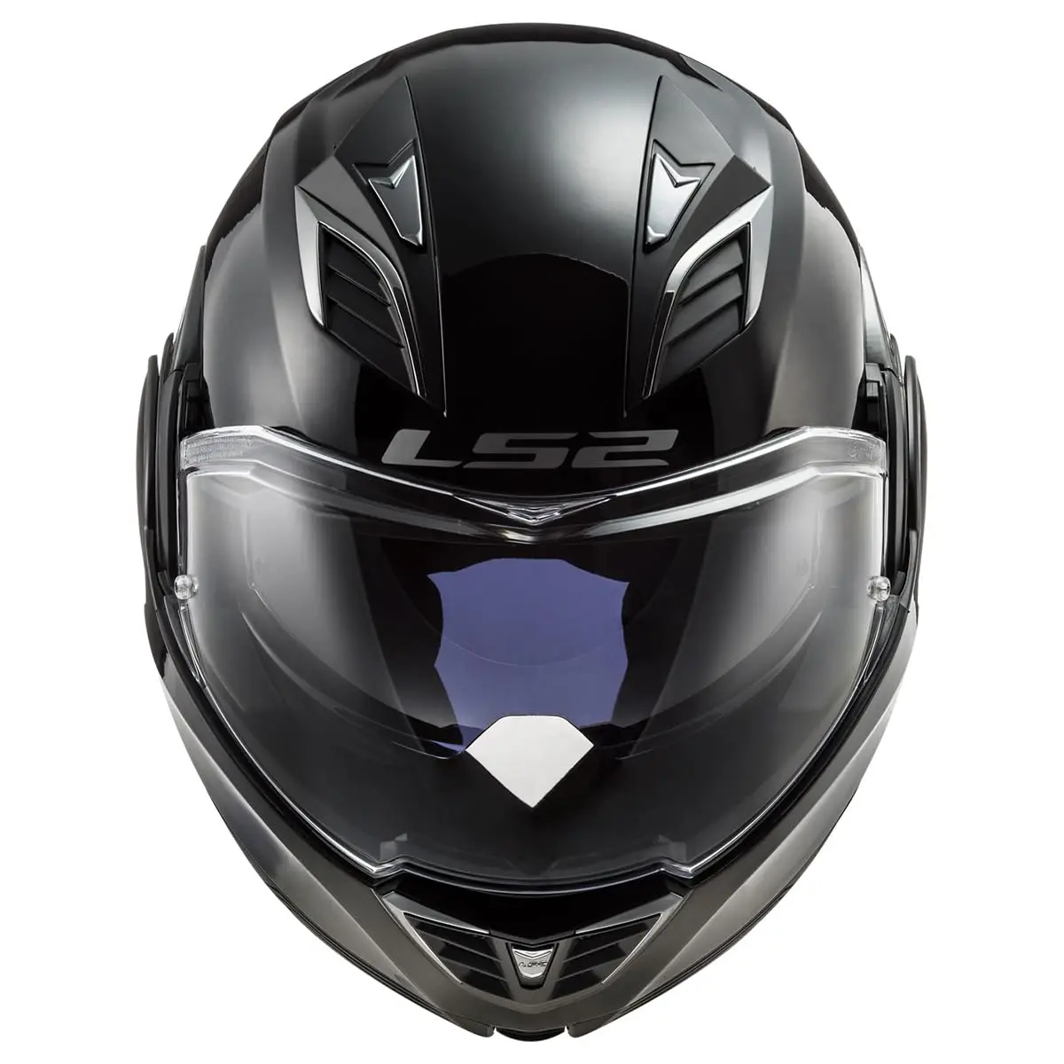 LS2 Helmets Valiant II Modular Helmet (Gloss Blackout - X-Small) | DOT Approved, Lightweight & Aerodynamic - view 5