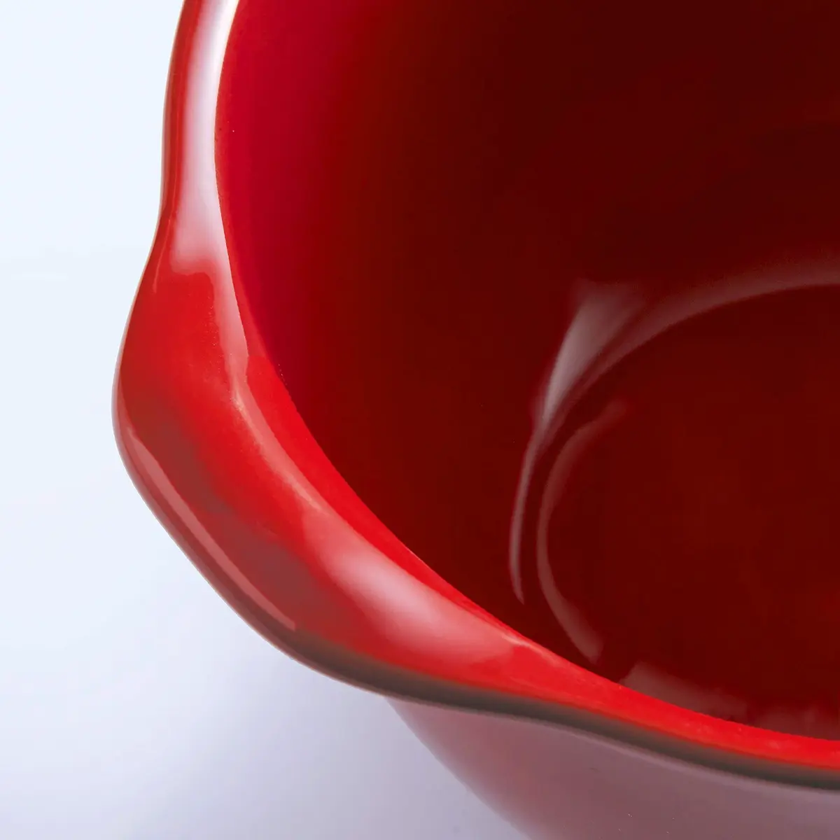 Emile Henry Ultime Collection Oven Bowl 0.55L (0.6qt) Burgundy | Made in France Ceramic - view 3