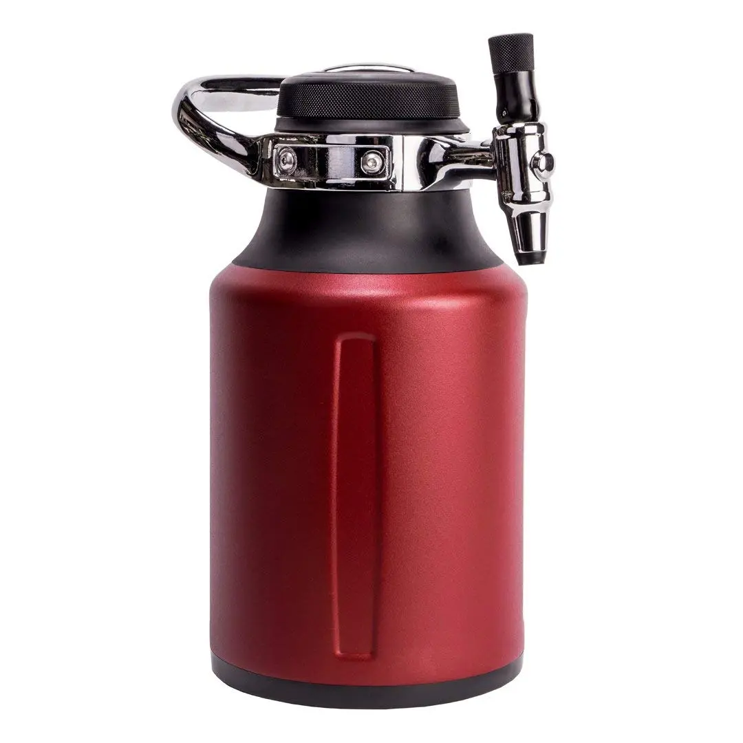 GrowlerWerks uKeg Go Carbonated Growler 64 oz | Keeps Beverages Fresh & Cold for Weeks - main product image
