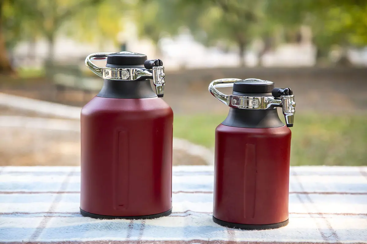 GrowlerWerks uKeg Go Carbonated Growler 64 oz | Keeps Beverages Fresh & Cold for Weeks - view 2