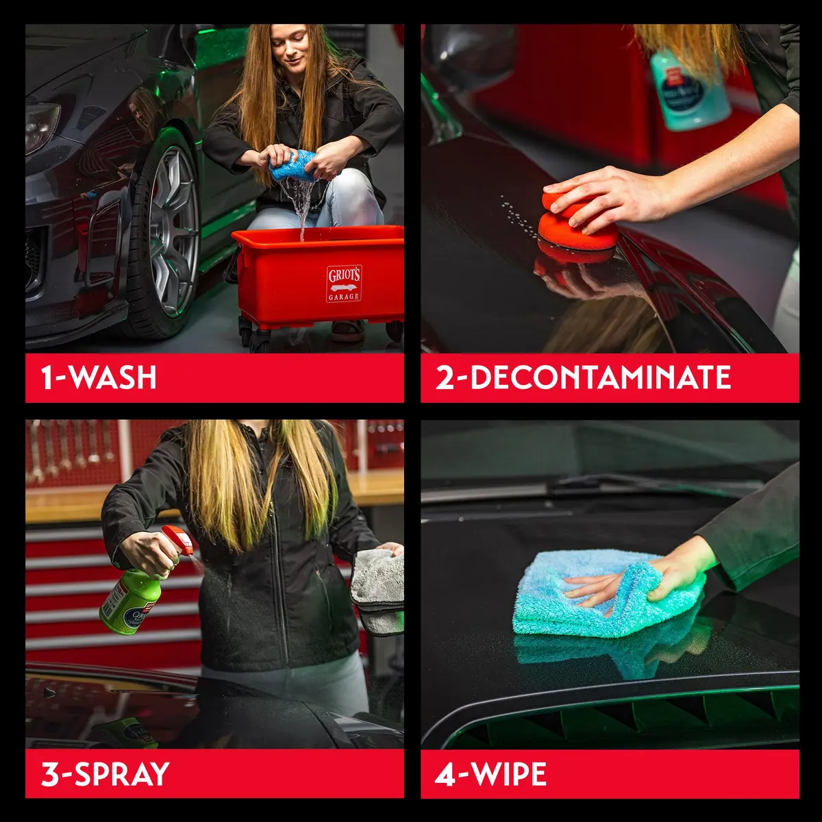 Griot's Garage Ceramic 3-in-1 Wax Spray 651ml (22 Fl Oz) | SiO2 Protection & Water Beading - view 4