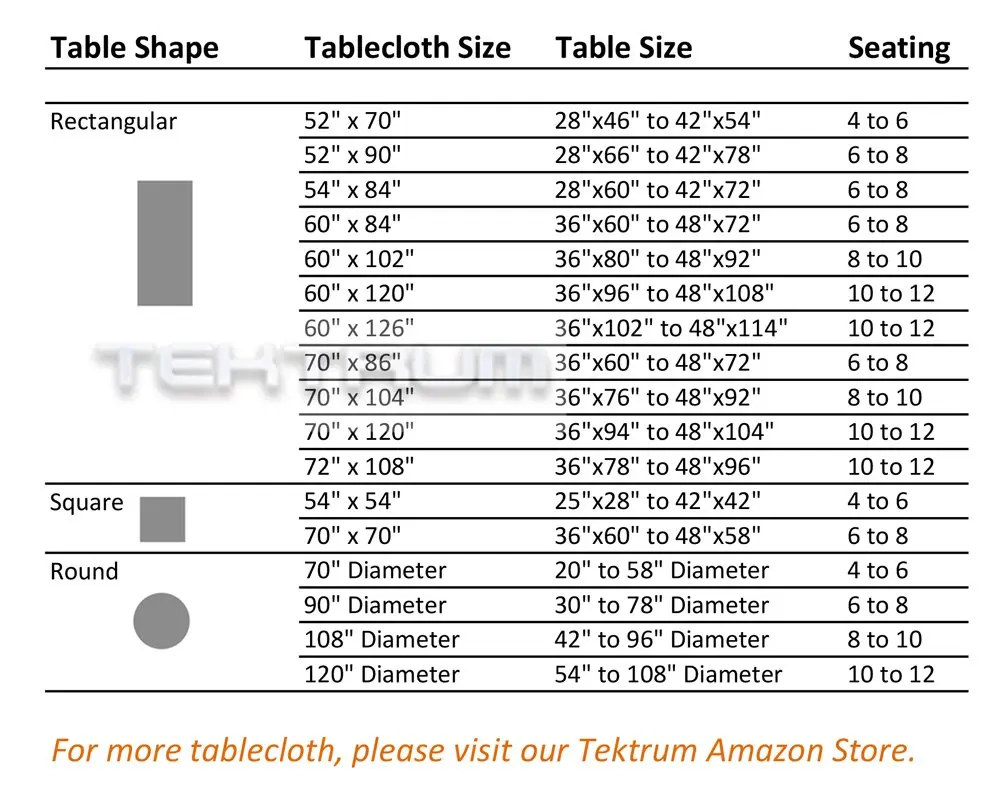 Tektrum 70 x 70 inch Square Damask Jacquard Tablecloth - Waterproof & Stain Resistant - view 6