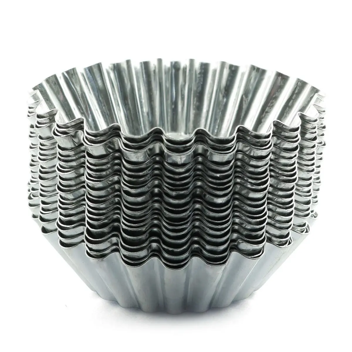Tegg Egg Tart Mold 20PCS Aluminum Egg Tart Cupcake Cake Cookie Lined Mould Baking Tools | Durable, Reusable & Non-stick - view 6