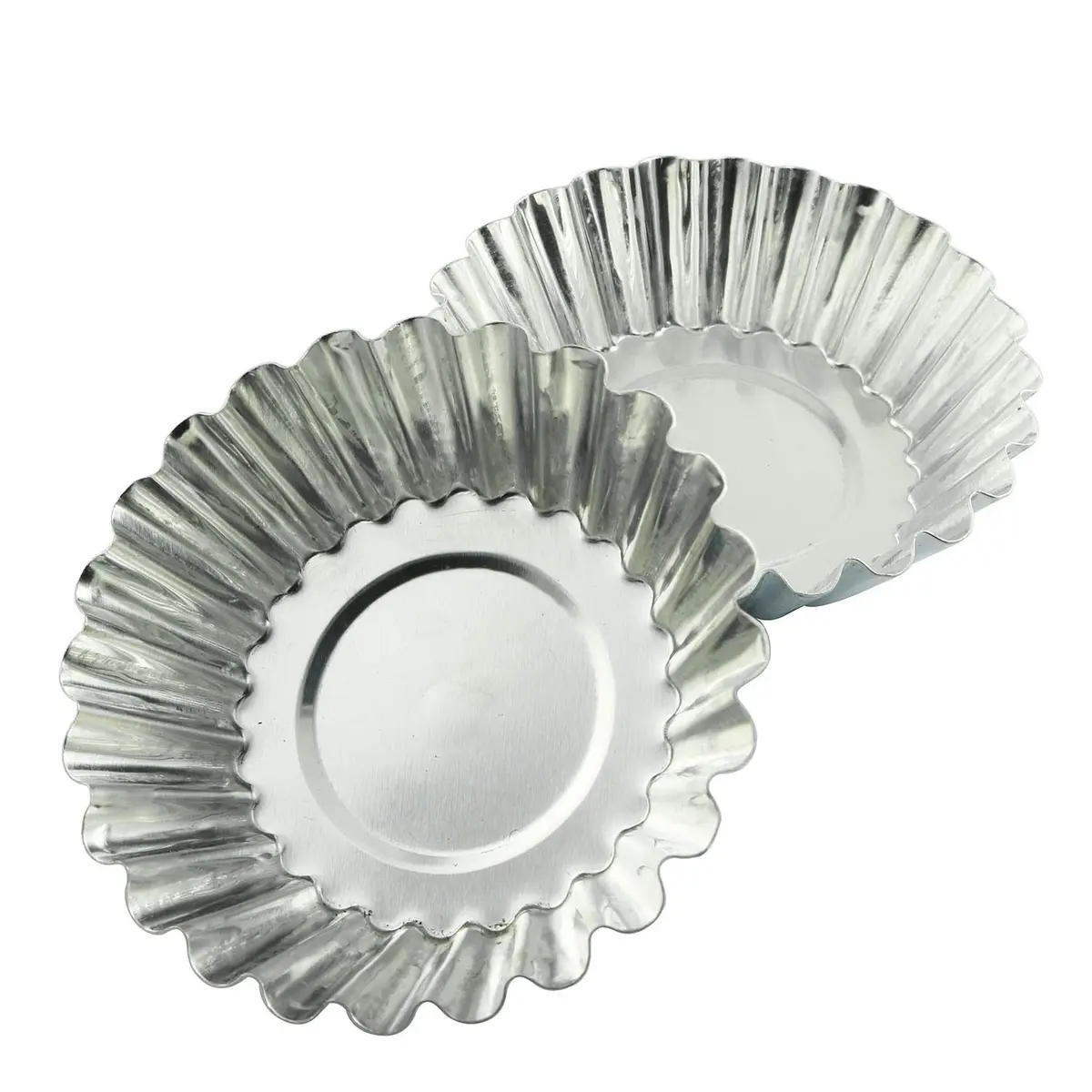 Tegg Egg Tart Mold 20PCS Aluminum Egg Tart Cupcake Cake Cookie Lined Mould Baking Tools | Durable, Reusable & Non-stick - view 2