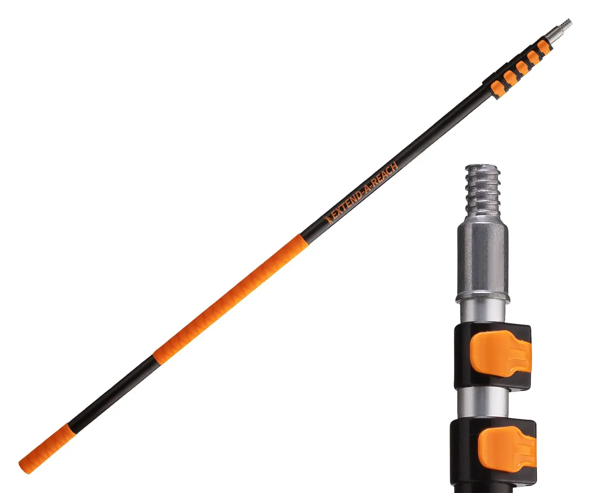 EXTEND-A-REACH 5-24 ft Telescopic Extension Pole | Multi-Purpose Aluminum Pole for Painting & Cleaning - main product image