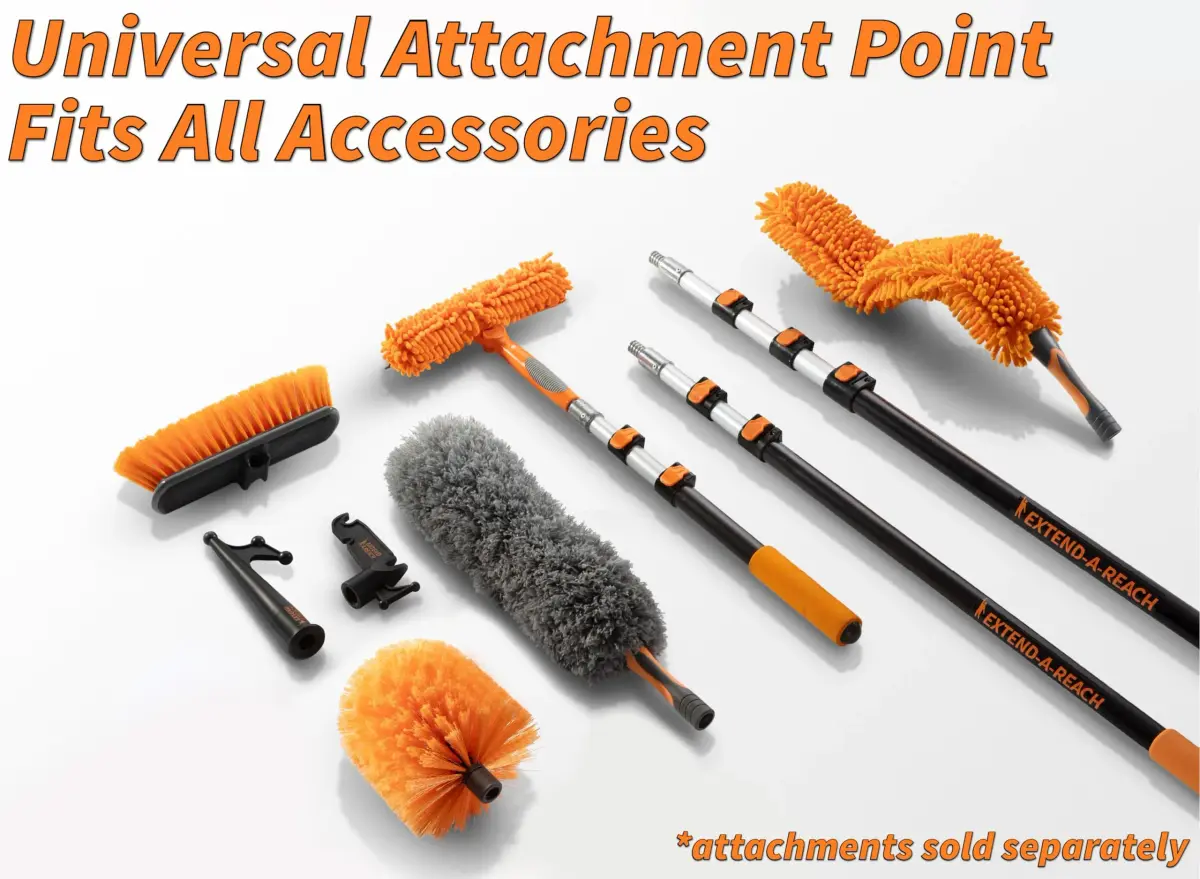 EXTEND-A-REACH High Reach Duster Kit with 5-24 ft Extension Pole | 7.3 m (24 ft) Max Reach - view 8