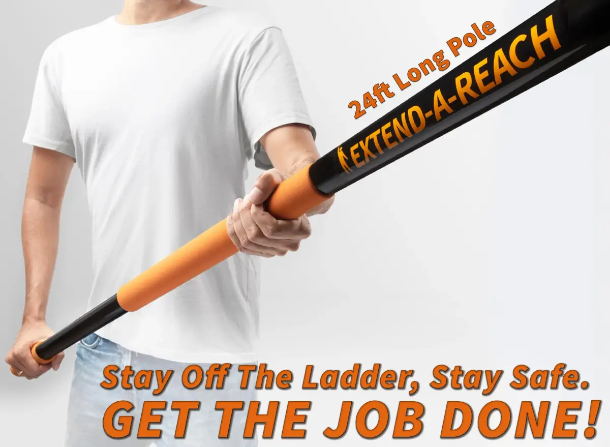EXTEND-A-REACH High Reach Duster Kit with 5-24 ft Extension Pole | 7.3 m (24 ft) Max Reach - view 2