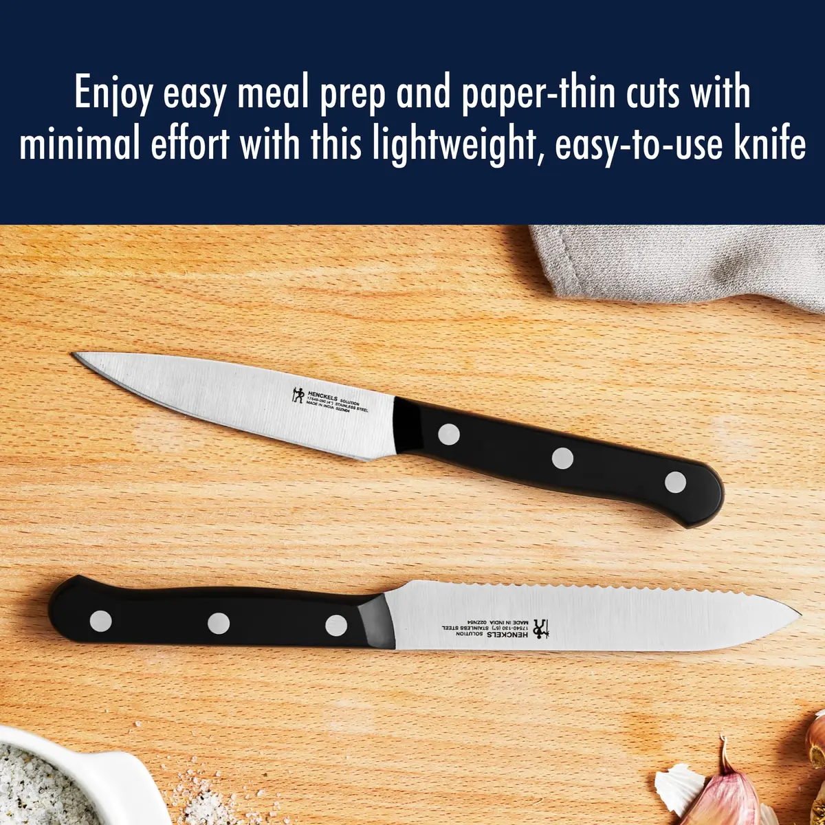 Henckels Solution 4 Inch Paring Knife | Razor-Sharp German Engineered Kitchen Tool - view 5
