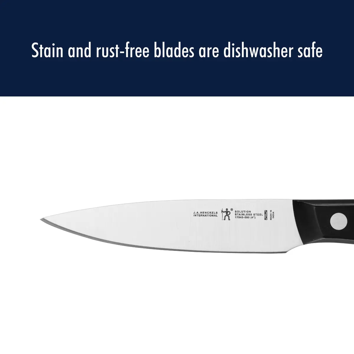 Henckels Solution 4 Inch Paring Knife | Razor-Sharp German Engineered Kitchen Tool - view 7