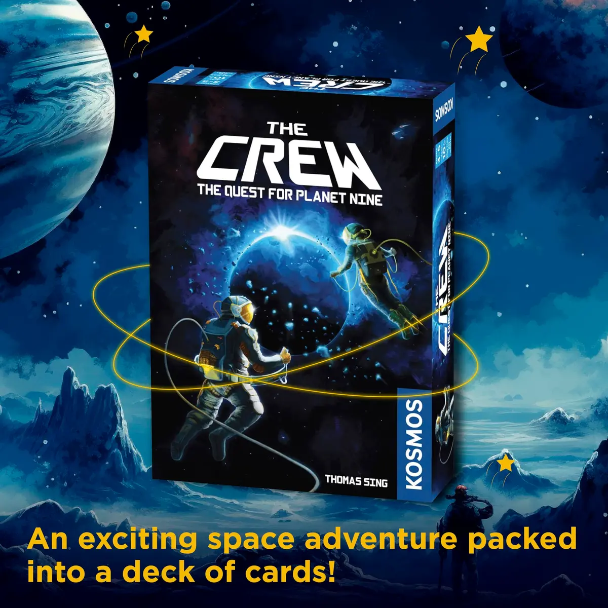 Thames & Kosmos The Crew Quest for Planet Nine Card Game | 50 Missions | Ages 10+ | 3-5 Players - view 5