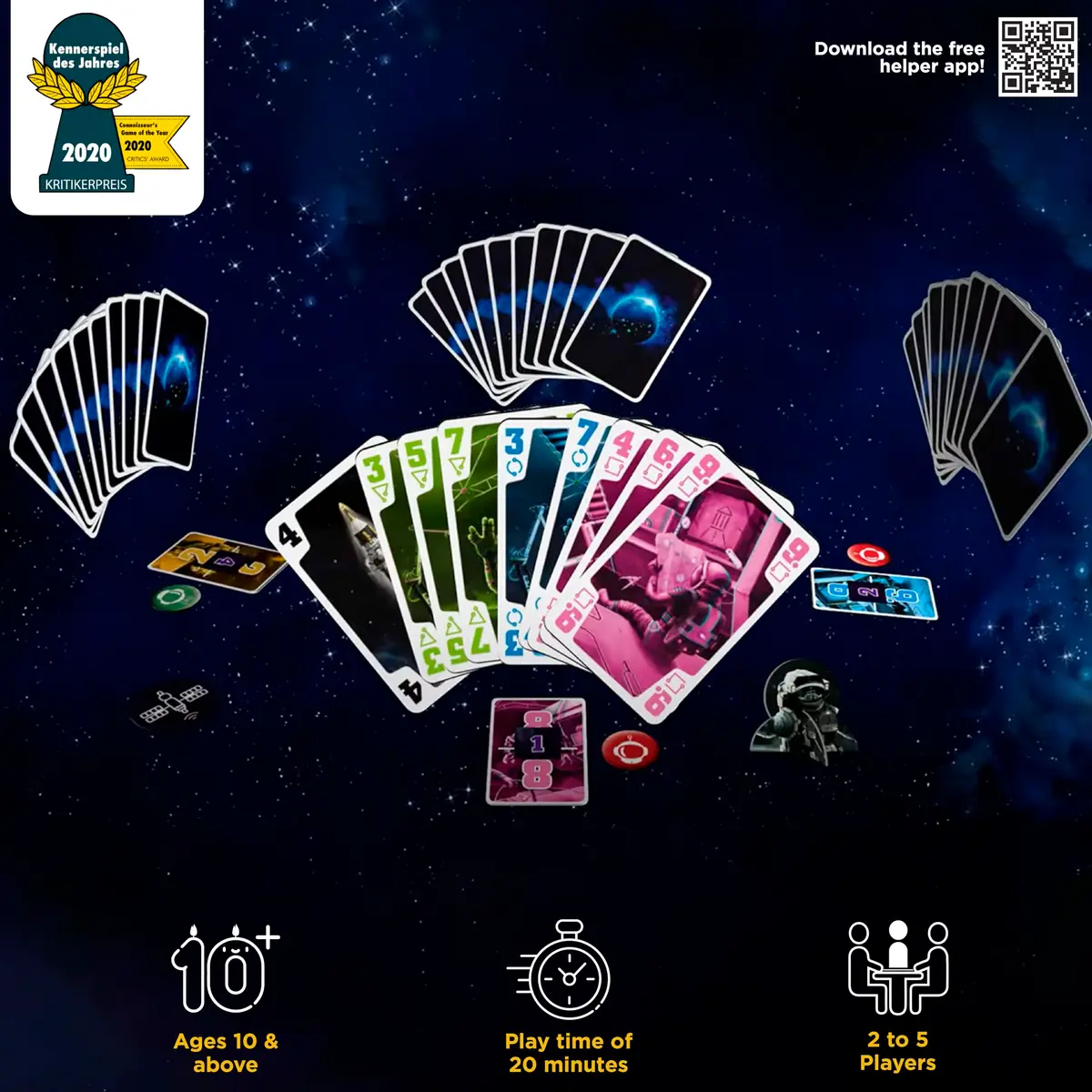 Thames & Kosmos The Crew Quest for Planet Nine Card Game | 50 Missions | Ages 10+ | 3-5 Players - view 2