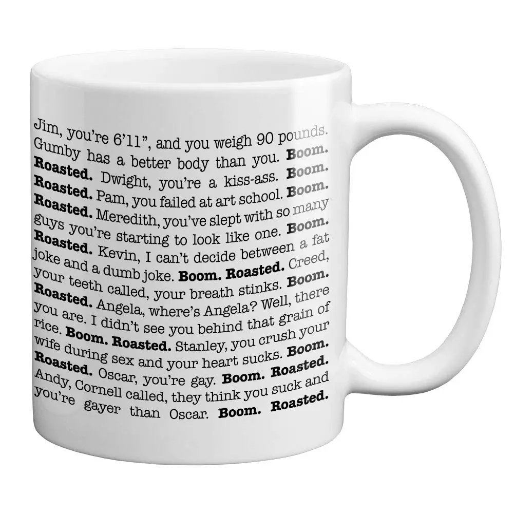 Haase Unlimited Boom! Roasted - Quote Version 11 oz. Mug | Durable Ceramic Coffee Mug for Office & Home - view 2