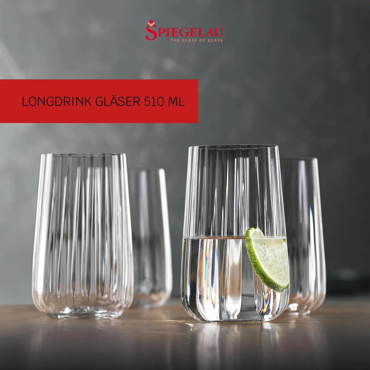 Spiegelau Lifestyle Longdrink Tumblers, Set of 4, 17 oz | European-Made Lead-Free Crystal - view 2