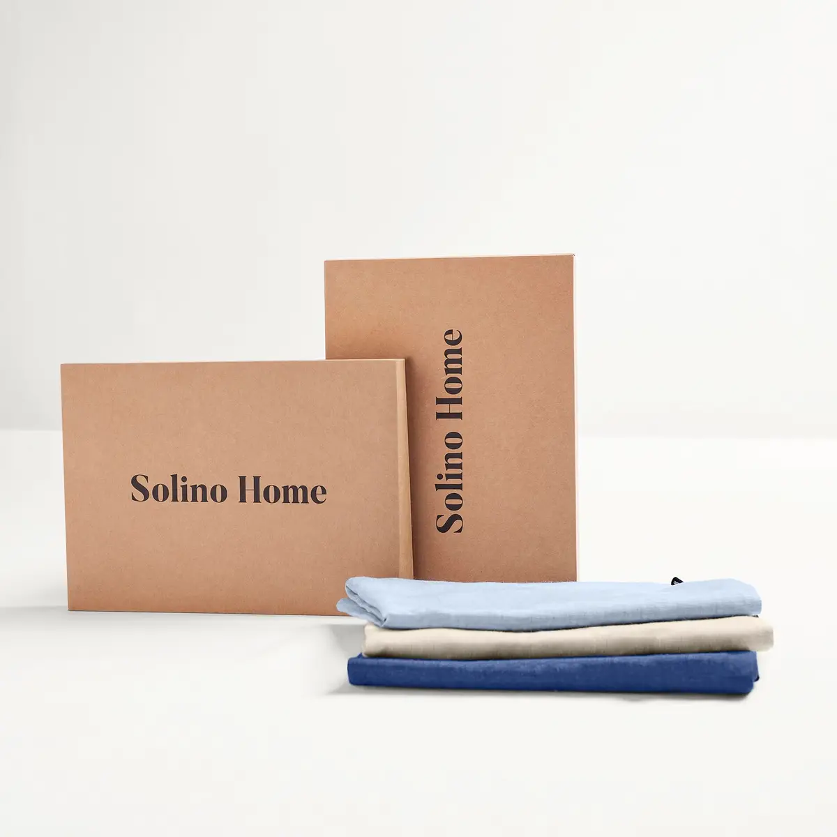 Solino Home 100% Linen Apron Light Grey | Classic Kitchen Apron 32 x 27 in - view 8