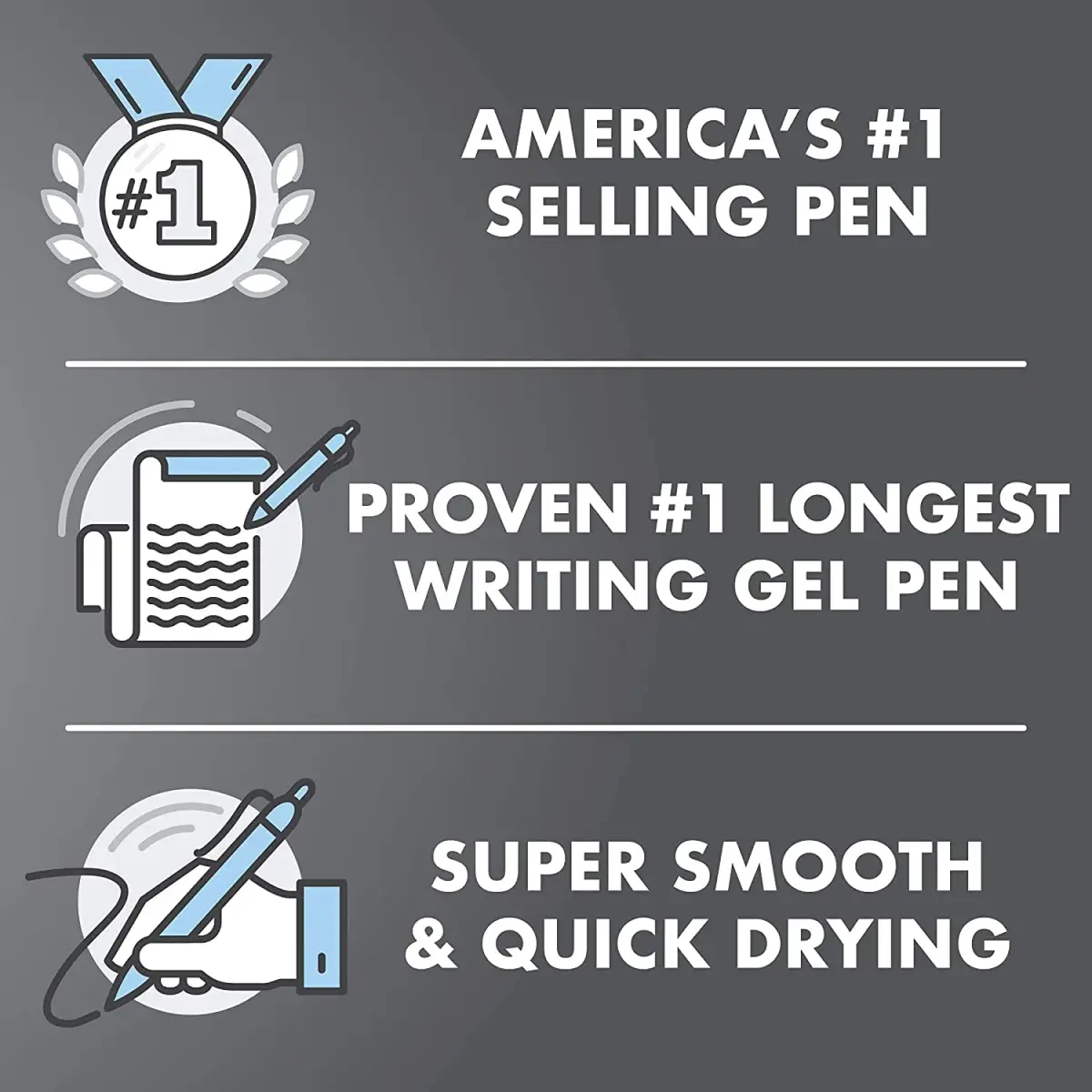 Pilot G2 Gel Ink Refills Extra Fine Point 0.5 mm Red 6 Count | Smooth Ink Flow for Students & Office - view 2