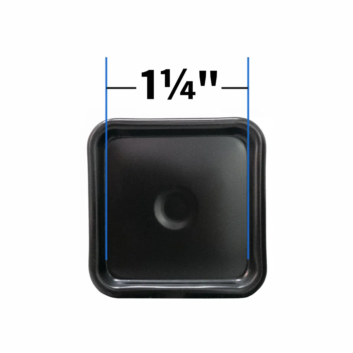 SoftTouch 2-1/2" Square Reusable Carpet Bottom Furniture Caster Cups for Office Chairs, Desks, and Carts | Floor Protection & Stability - view 3