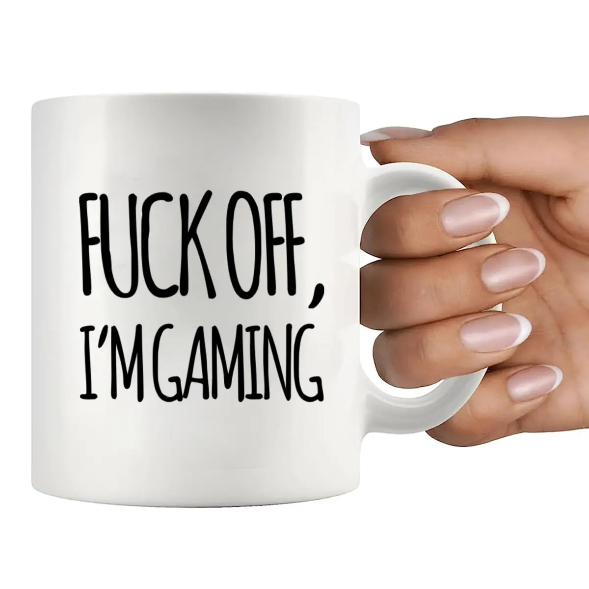 Panvola "Fuck Off Im Gaming" Gamer Gift Mug 325 ml (11 oz) | Funny Ceramic Coffee Cup for Gamers - view 6