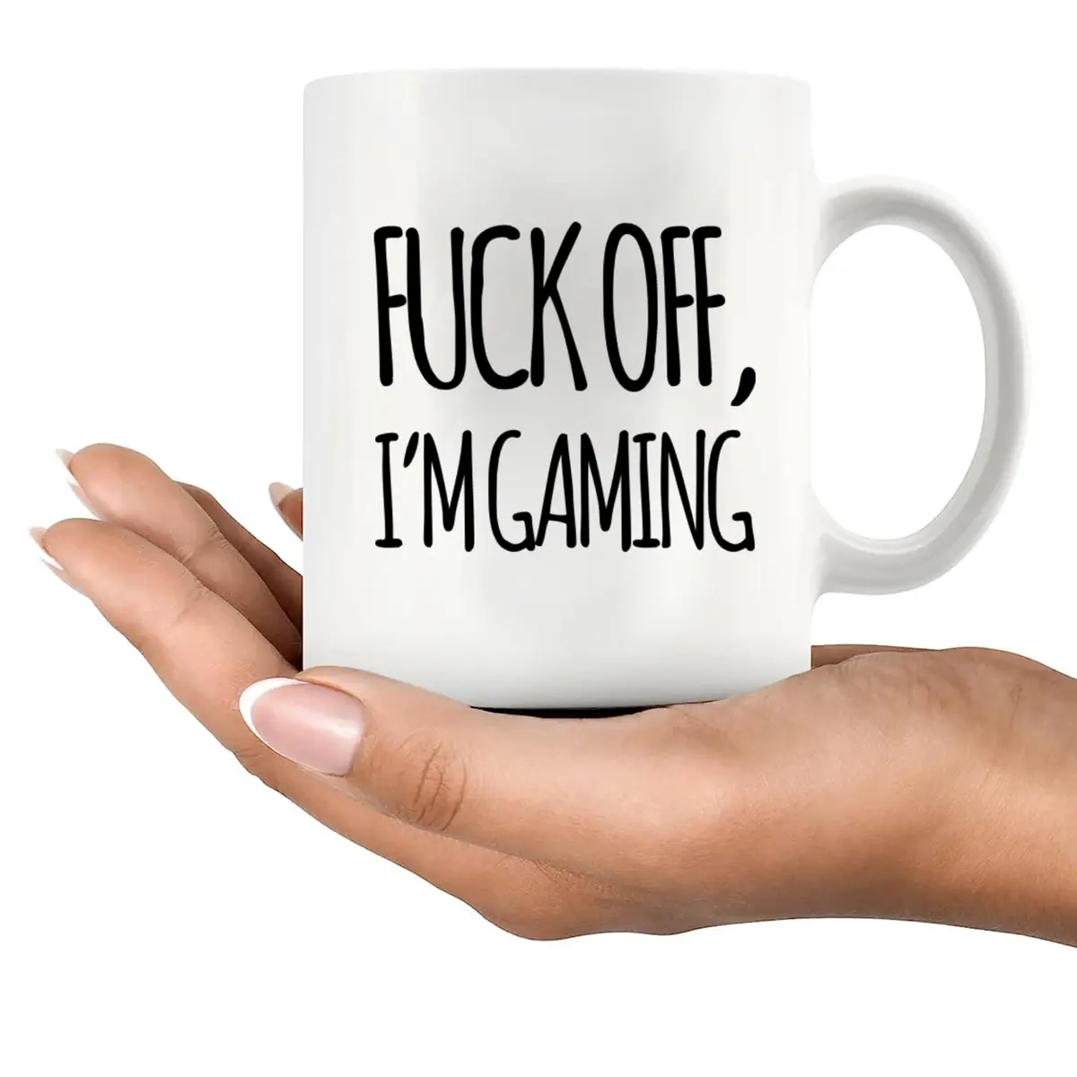 Panvola "Fuck Off Im Gaming" Gamer Gift Mug 325 ml (11 oz) | Funny Ceramic Coffee Cup for Gamers - view 7