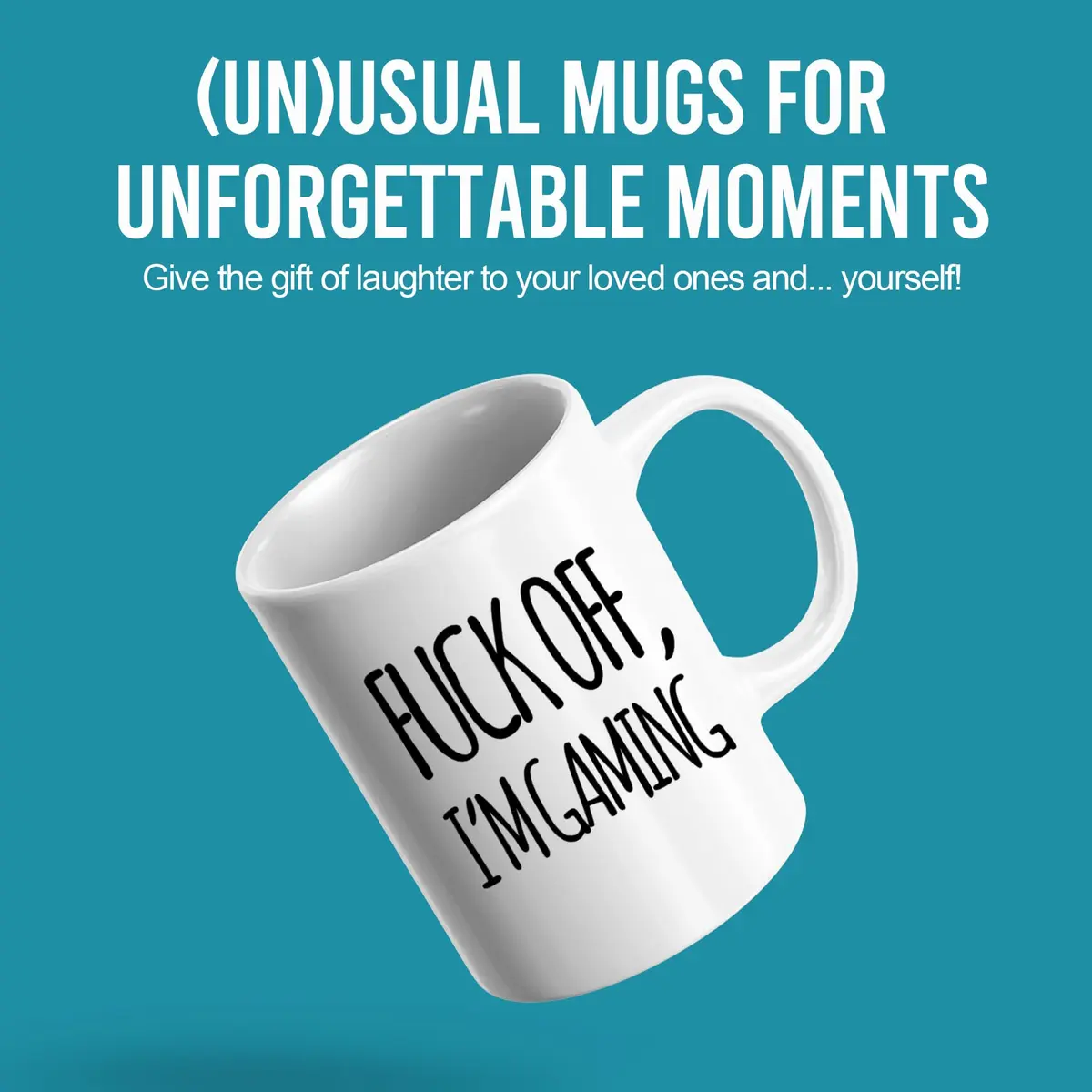 Panvola "Fuck Off Im Gaming" Gamer Gift Mug 325 ml (11 oz) | Funny Ceramic Coffee Cup for Gamers - view 2