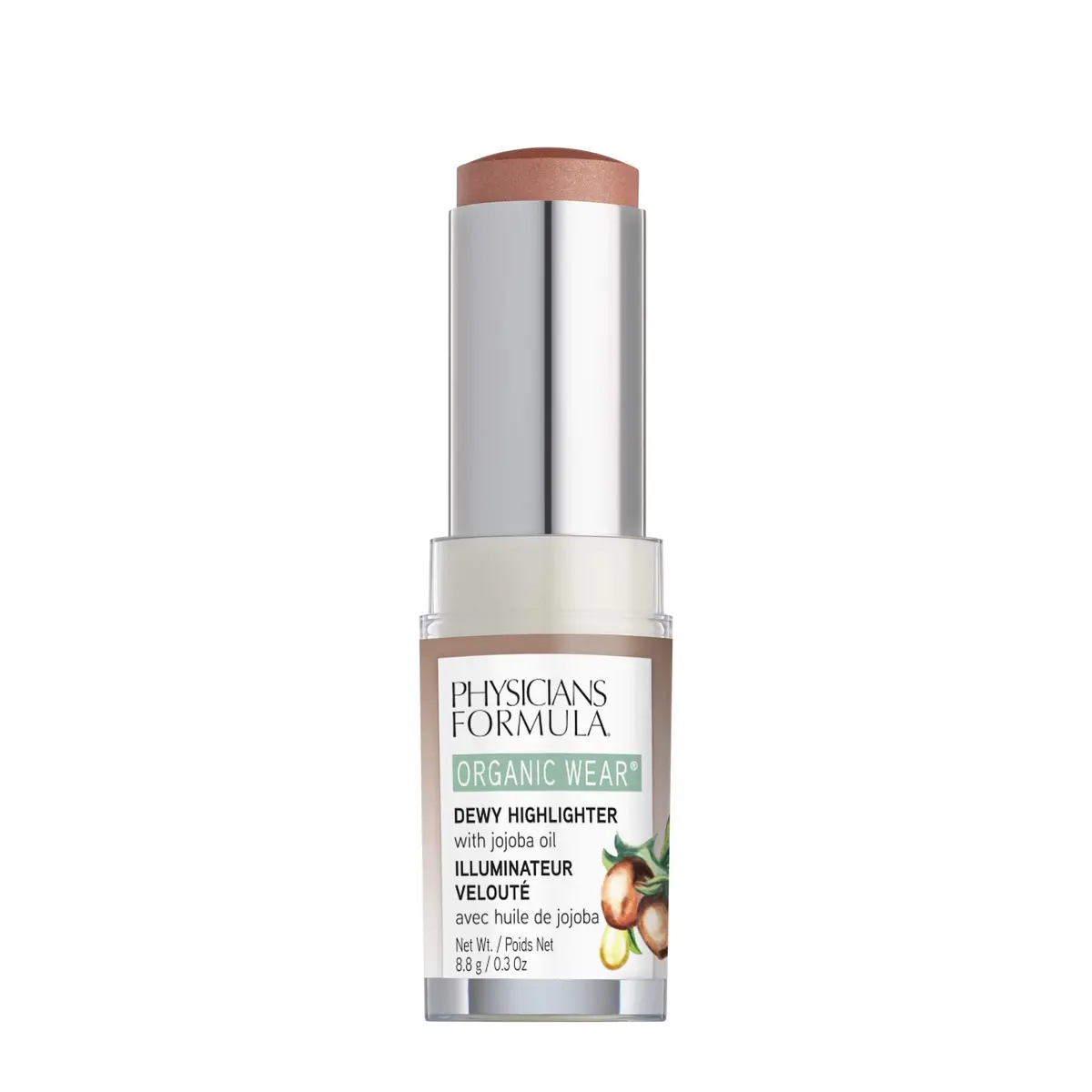 Physicians Formula Organic Wear Dewy Highlighter Stick Makeup 7.5g (0.3 Oz) | Hydrating Antioxidants for Healthy Glow - view 2