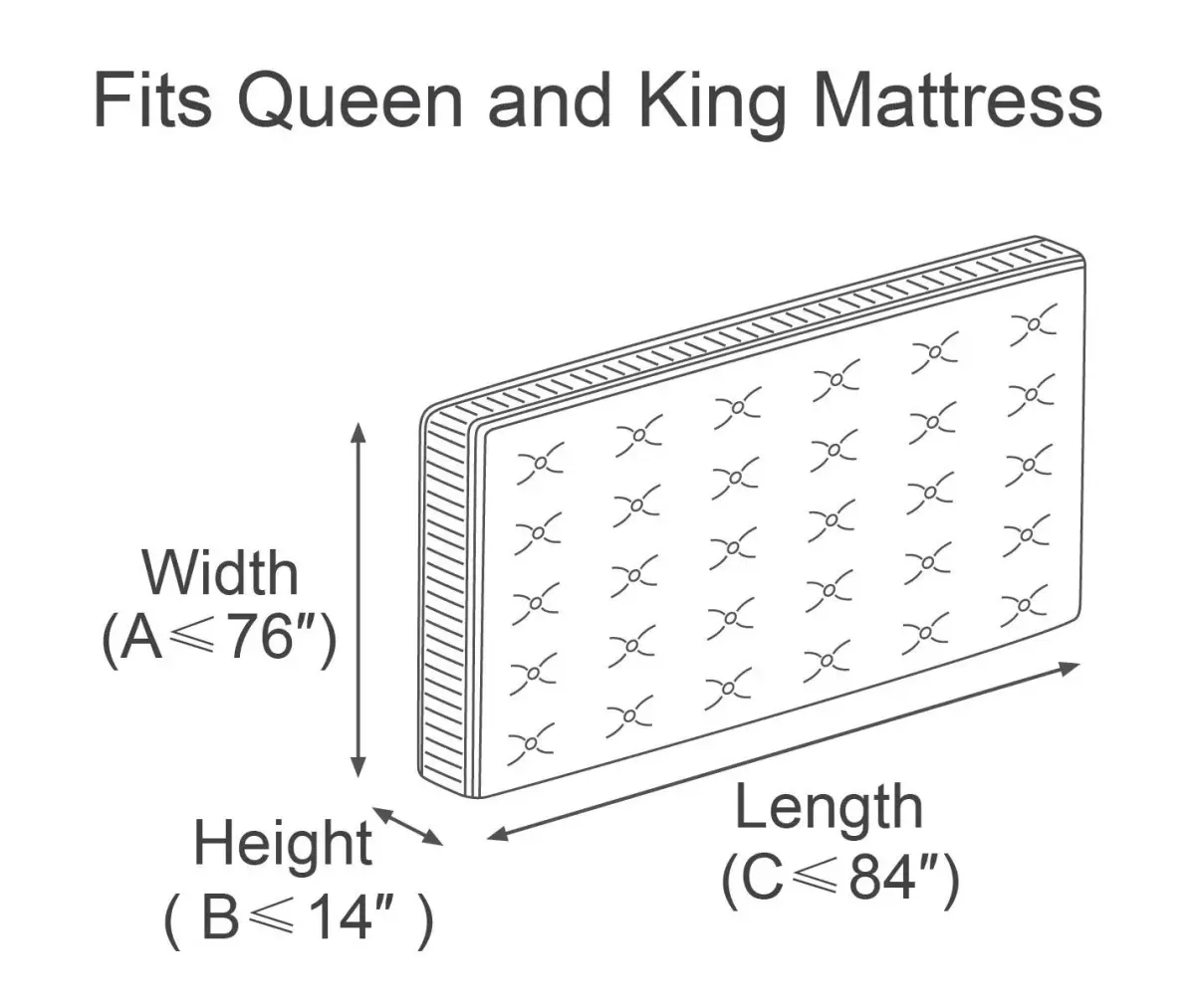 ComfortHome Mattress Bag Queen King Size 1.5 Mil Thick Clear | For Moving and Storage - view 2